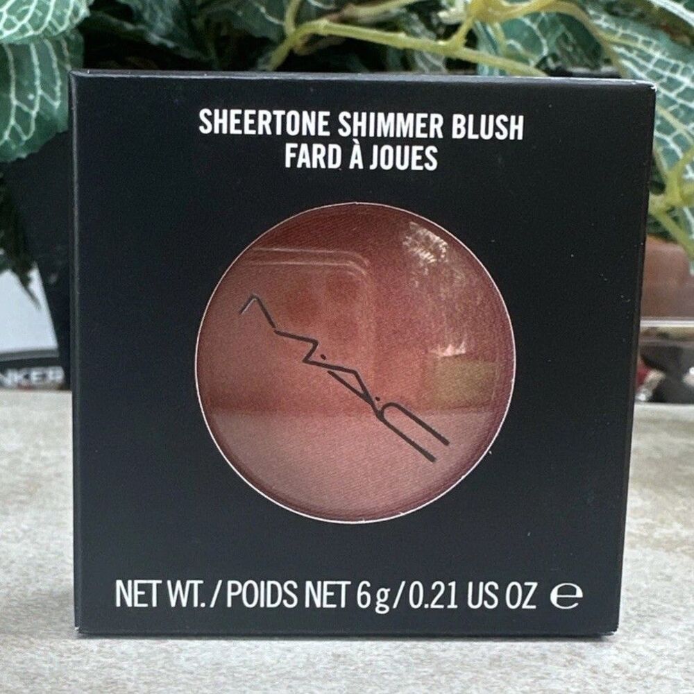 MAC Sheertone Shimmer Blush Full Size PEACHTWIST New